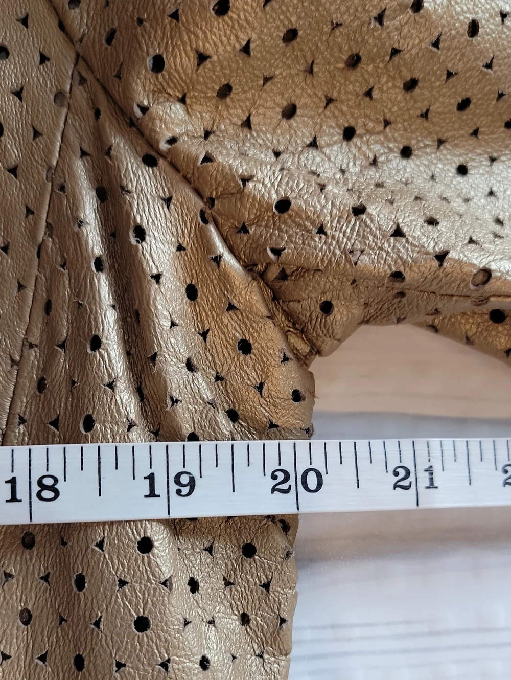 Yvonne & Marie Vintage Gold Leather Women's Jacket Blazer Size M
